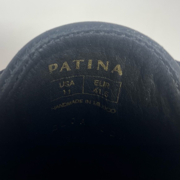 Patina Portland Leather-Boardwalk Penny Loafer in Shadow Black-Size 11 - Picture 15 of 15